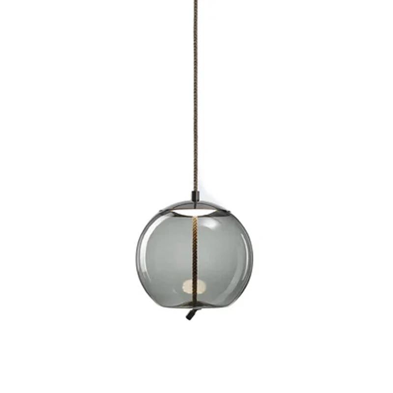 Handgeblazen Glazen Hanglamp Modern Design – Glas en Metaal – Instelbare Kabel 150cm – Geïntegreerde LED – 4 Modellen & Kleuropties | Sansoti