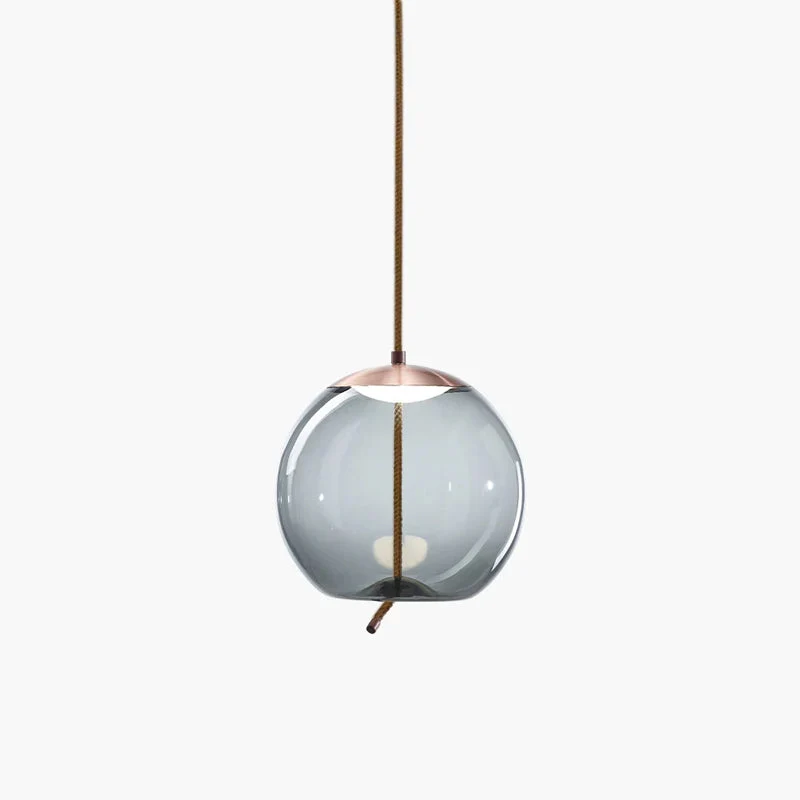 Handgeblazen Glazen Hanglamp Modern Design – Glas en Metaal – Instelbare Kabel 150cm – Geïntegreerde LED – 4 Modellen & Kleuropties | Sansoti