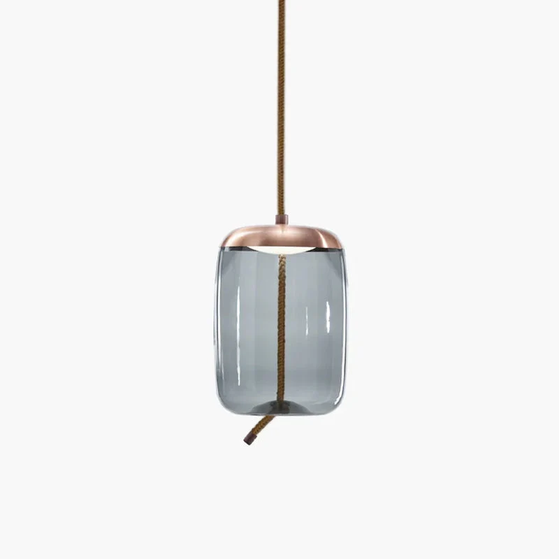 Handgeblazen Glazen Hanglamp Modern Design – Glas en Metaal – Instelbare Kabel 150cm – Geïntegreerde LED – 4 Modellen & Kleuropties | Sansoti