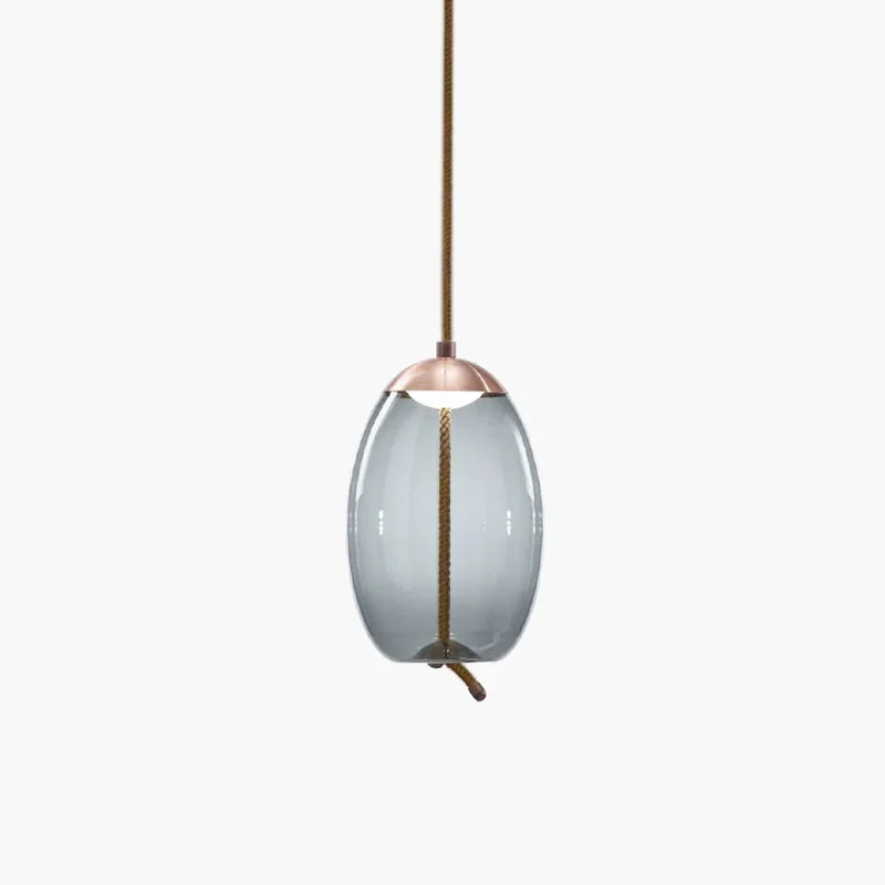Handgeblazen Glazen Hanglamp Modern Design – Glas en Metaal – Instelbare Kabel 150cm – Geïntegreerde LED – 4 Modellen & Kleuropties | Sansoti