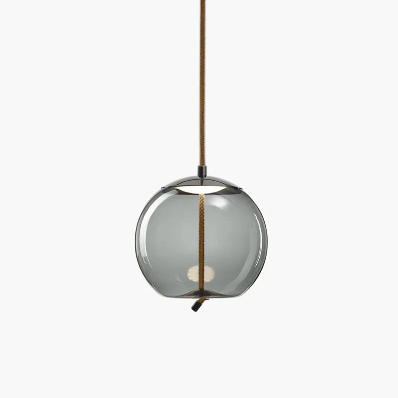 Handgeblazen Glazen Hanglamp Modern Design – Glas en Metaal – Instelbare Kabel 150cm – Geïntegreerde LED – 4 Modellen & Kleuropties | Sansoti