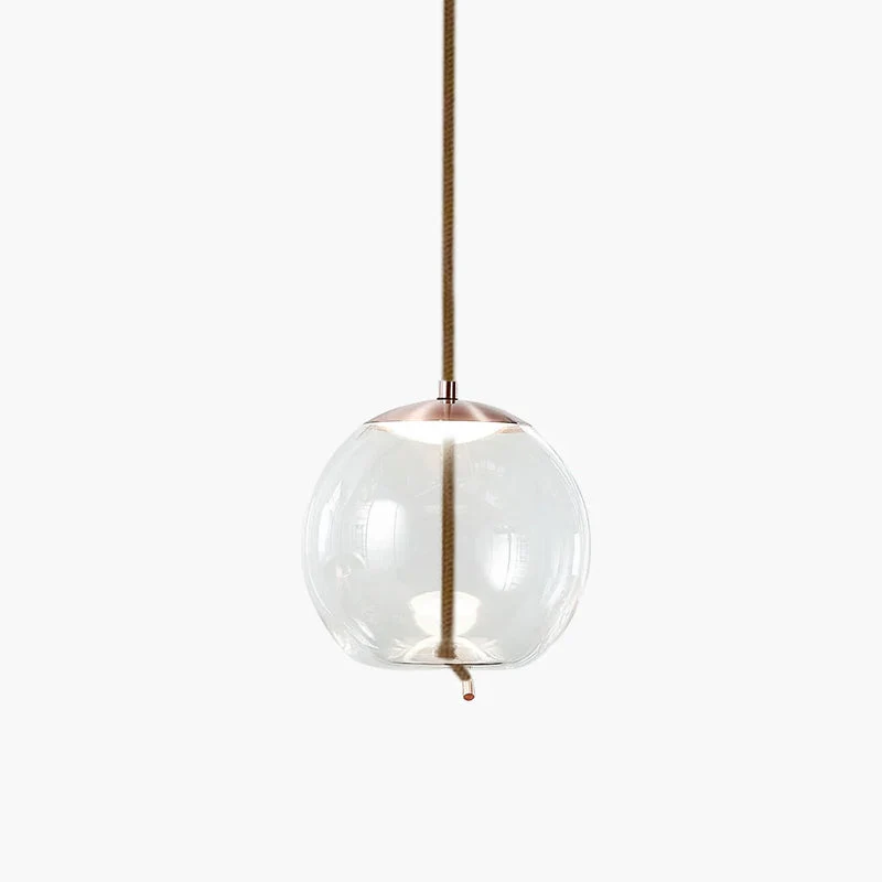 Handgeblazen Glazen Hanglamp Modern Design – Glas en Metaal – Instelbare Kabel 150cm – Geïntegreerde LED – 4 Modellen & Kleuropties | Sansoti