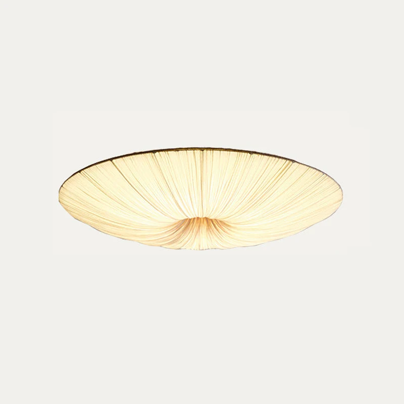 Tassel Plafondlamp Kwastjesdetail Beige Stof IJzer Warm Diffuus Licht Moderne Flush Mount Eetkamer Slaapkamer Entree | Sansoti