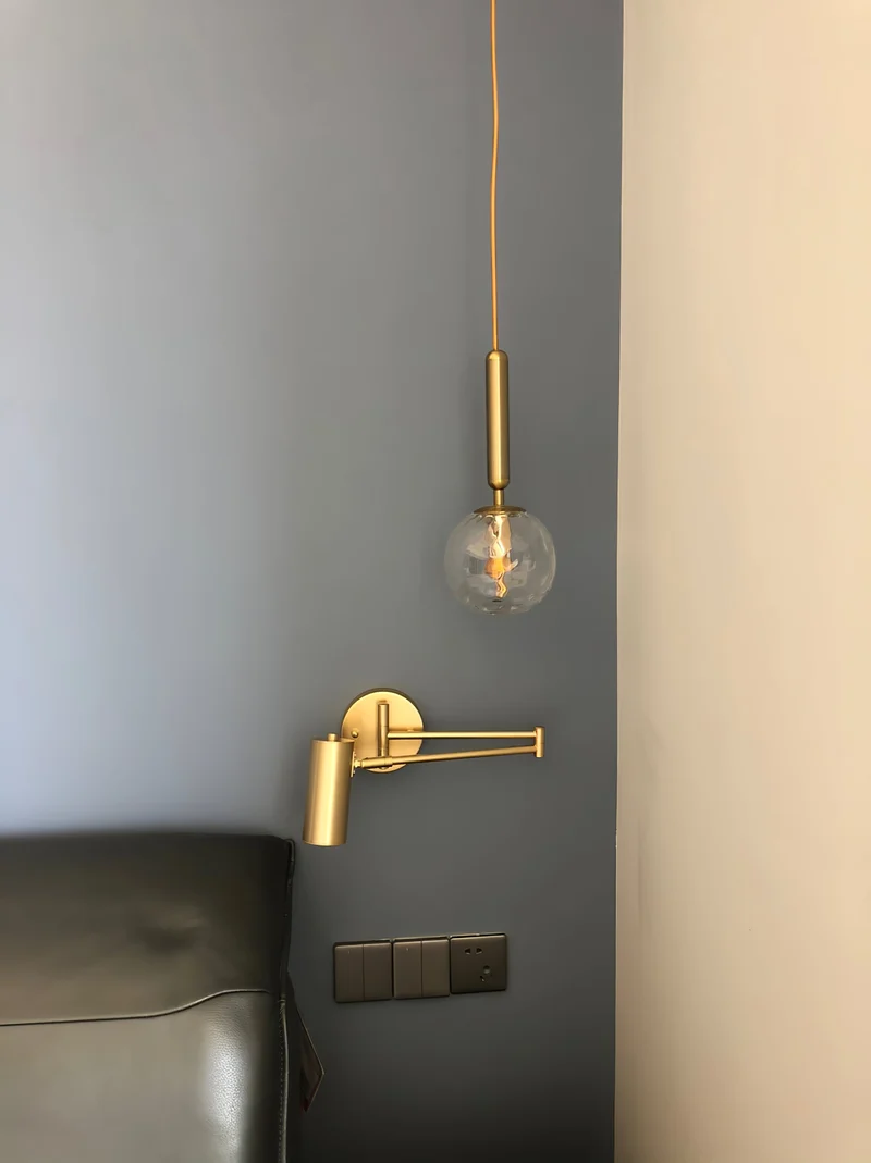 Verstelbare Wandlamp met Zwenkarm – Industrieel Metaal IJzer – 180° Draaibaar – Leeslamp Slaapkamer Nachtkastje | Sansoti