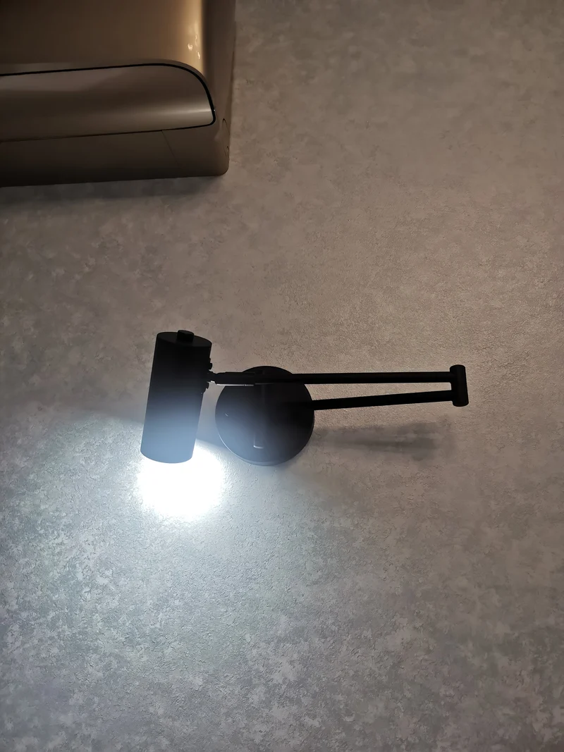 Verstelbare Wandlamp met Zwenkarm – Industrieel Metaal IJzer – 180° Draaibaar – Leeslamp Slaapkamer Nachtkastje | Sansoti
