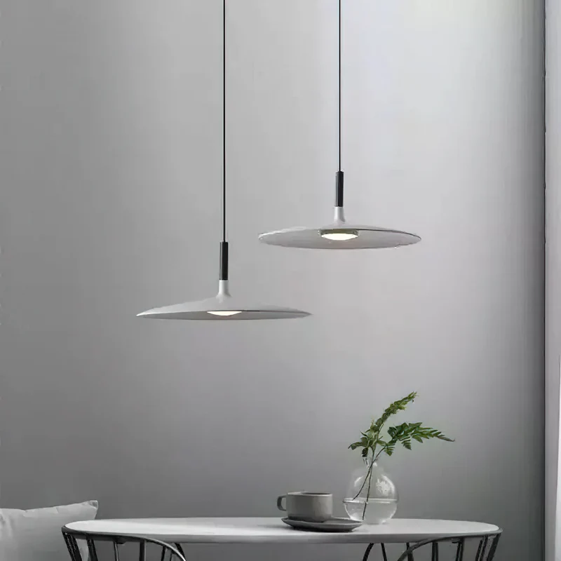Hanglamp met Conische Kap – Resin Sculptural Pendant in Zes Kleuren, Geïntegreerde LED 3000K of Dimbaar, Moderne Lamp voor Eetkamer Keukeneiland | Sansoti