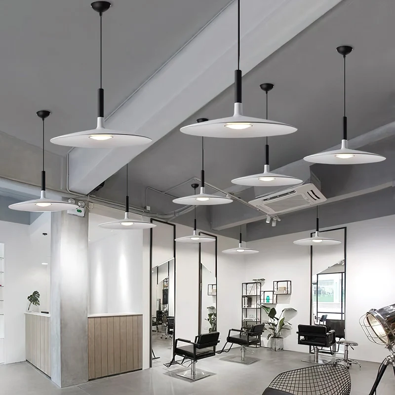 Hanglamp met Conische Kap – Resin Sculptural Pendant in Zes Kleuren, Geïntegreerde LED 3000K of Dimbaar, Moderne Lamp voor Eetkamer Keukeneiland | Sansoti