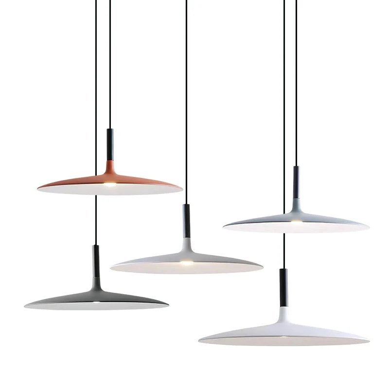 Hanglamp met Conische Kap – Resin Sculptural Pendant in Zes Kleuren, Geïntegreerde LED 3000K of Dimbaar, Moderne Lamp voor Eetkamer Keukeneiland | Sansoti