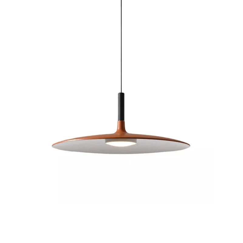 Hanglamp met Conische Kap – Resin Sculptural Pendant in Zes Kleuren, Geïntegreerde LED 3000K of Dimbaar, Moderne Lamp voor Eetkamer Keukeneiland | Sansoti