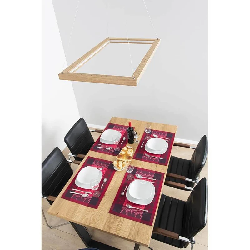 LED Hängelampe Legno 6160lm Eiche-Geölt