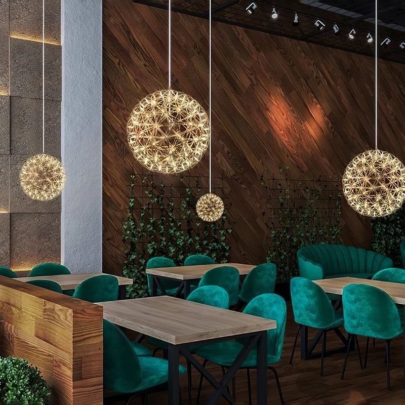 LED Hanglamp Bol Zilver Sfeerverlichting Moderne Lichtbol met Dimbare Lichtpunten Transparante Kristalbol Decoratief Scandinavisch Warm Wit Industrieel Design Interieurlamp | Sansoti
