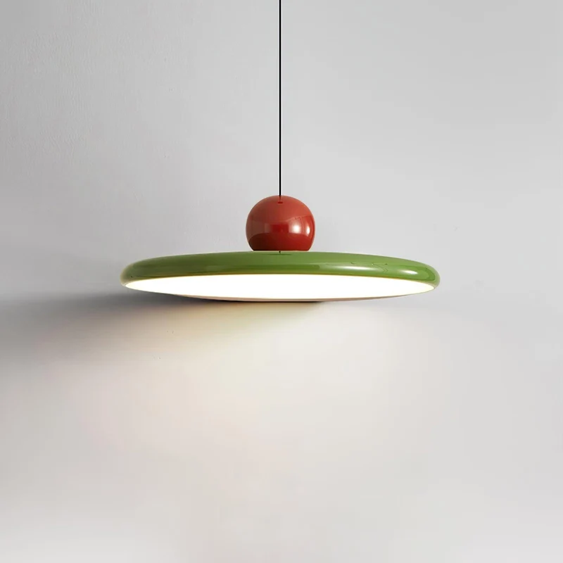Ronde LED Hanglamp Lola – Minimalistisch Metaal & Acryl Disk Design – Dimbaar – Ø30/40/50cm – 3 Kleurtemperaturen – 150cm Verstelbare Kabel | Sansoti
