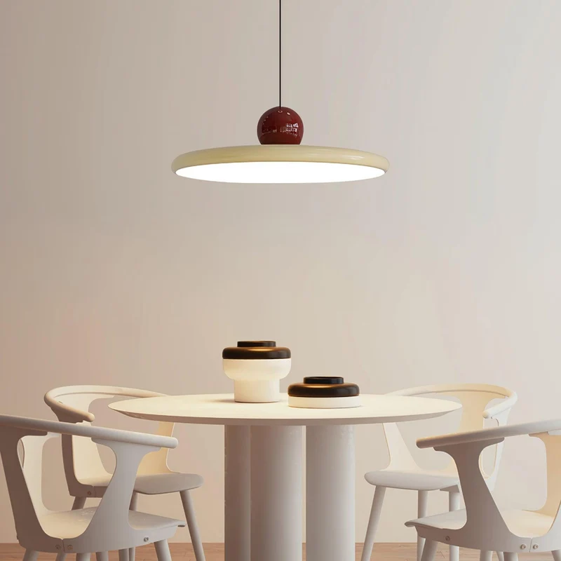 Ronde LED Hanglamp Lola – Minimalistisch Metaal & Acryl Disk Design – Dimbaar – Ø30/40/50cm – 3 Kleurtemperaturen – 150cm Verstelbare Kabel | Sansoti