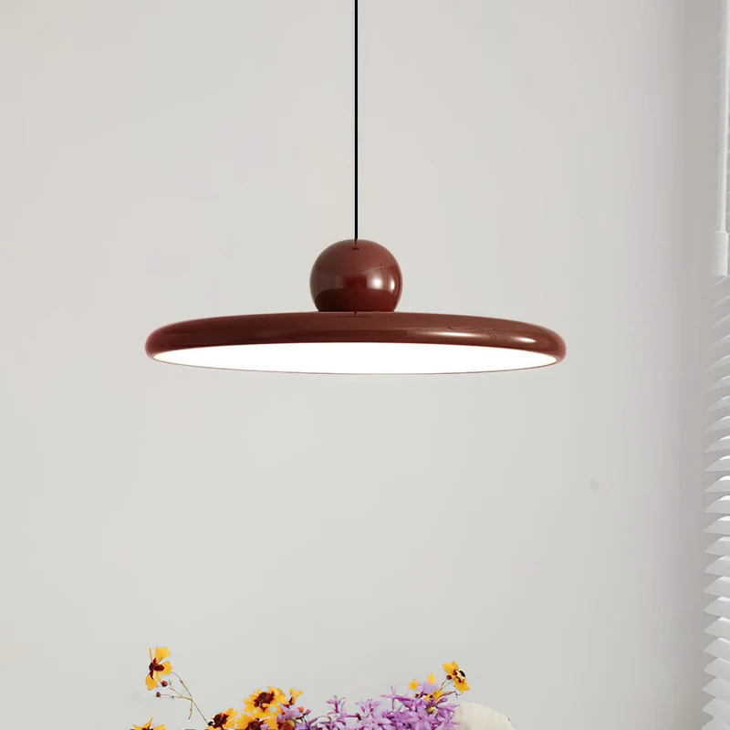 Ronde LED Hanglamp Lola – Minimalistisch Metaal & Acryl Disk Design – Dimbaar – Ø30/40/50cm – 3 Kleurtemperaturen – 150cm Verstelbare Kabel | Sansoti