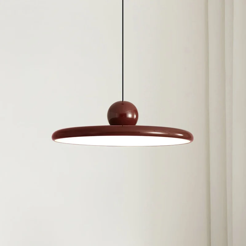 Ronde LED Hanglamp Lola – Minimalistisch Metaal & Acryl Disk Design – Dimbaar – Ø30/40/50cm – 3 Kleurtemperaturen – 150cm Verstelbare Kabel | Sansoti