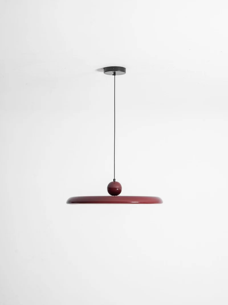 Ronde LED Hanglamp Lola – Minimalistisch Metaal & Acryl Disk Design – Dimbaar – Ø30/40/50cm – 3 Kleurtemperaturen – 150cm Verstelbare Kabel | Sansoti