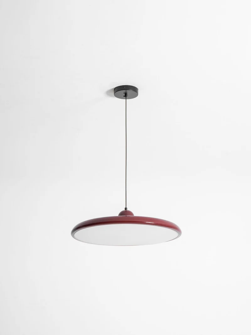 Ronde LED Hanglamp Lola – Minimalistisch Metaal & Acryl Disk Design – Dimbaar – Ø30/40/50cm – 3 Kleurtemperaturen – 150cm Verstelbare Kabel | Sansoti