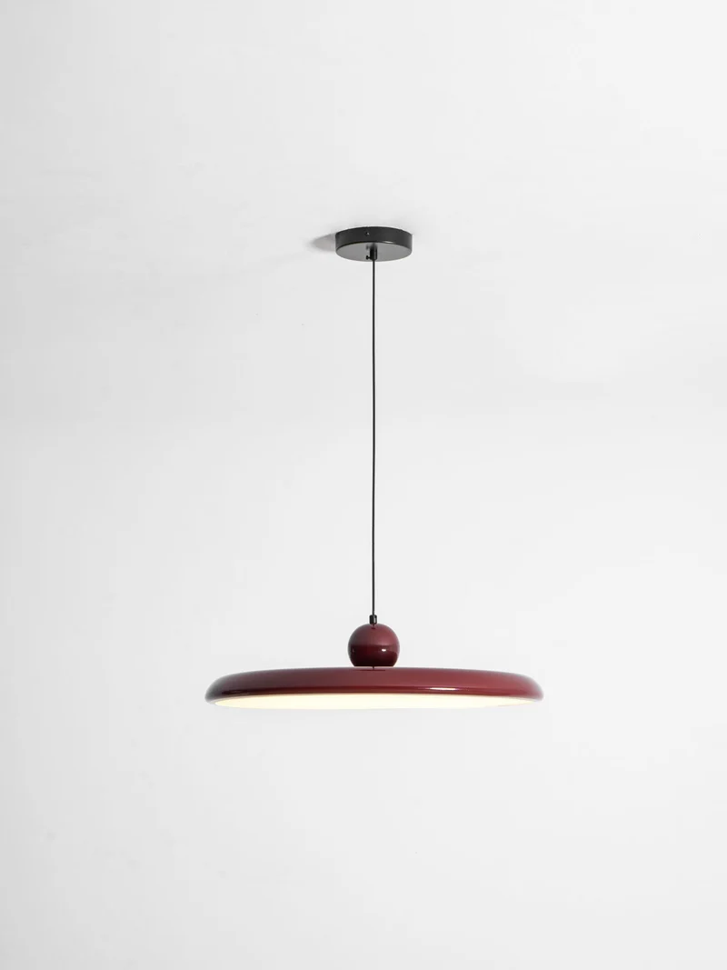 Ronde LED Hanglamp Lola – Minimalistisch Metaal & Acryl Disk Design – Dimbaar – Ø30/40/50cm – 3 Kleurtemperaturen – 150cm Verstelbare Kabel | Sansoti