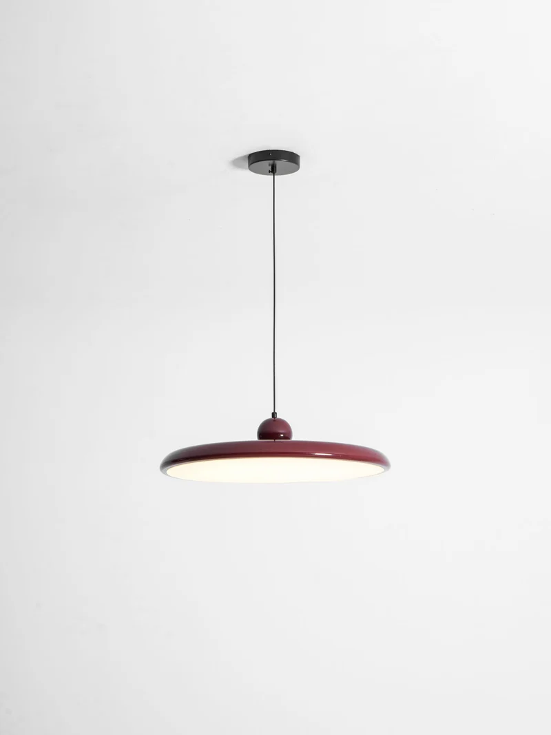 Ronde LED Hanglamp Lola – Minimalistisch Metaal & Acryl Disk Design – Dimbaar – Ø30/40/50cm – 3 Kleurtemperaturen – 150cm Verstelbare Kabel | Sansoti