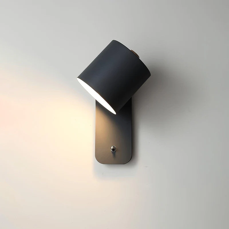 Draaibare Wandlamp Oplaadbaar USB-C 350° Rotatie Dimbaar Touch 4 Kleuren | Sansoti