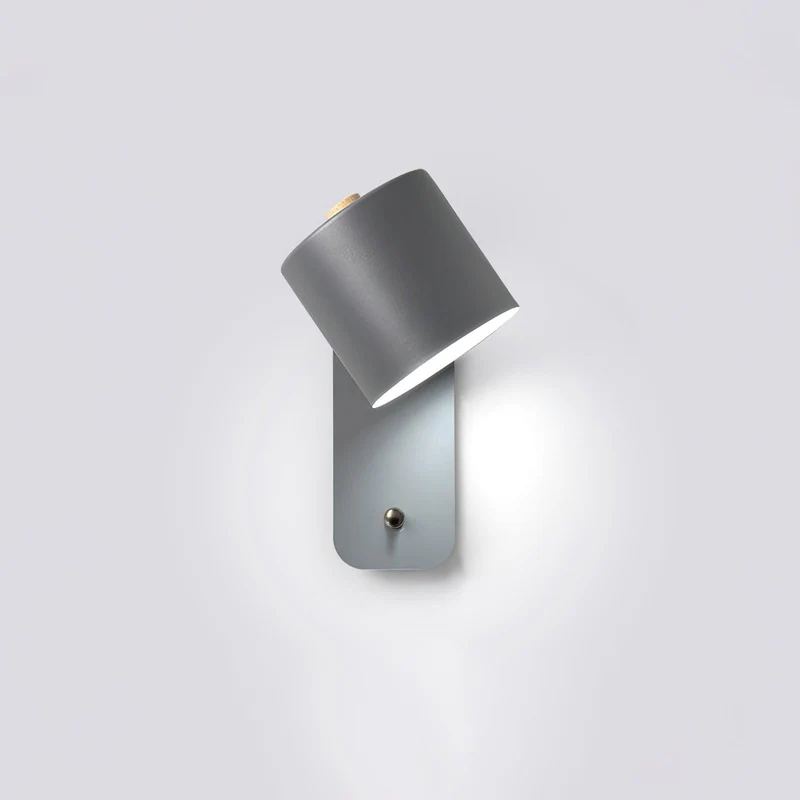 Draaibare Wandlamp Oplaadbaar USB-C 350° Rotatie Dimbaar Touch 4 Kleuren | Sansoti