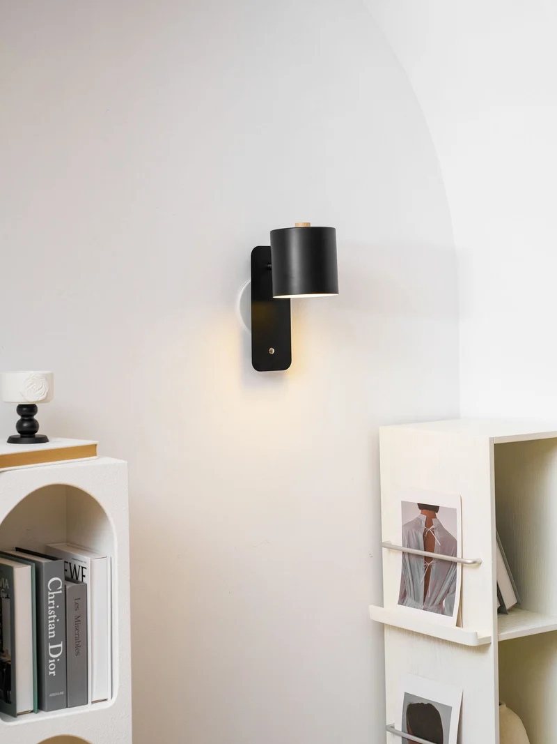 Draaibare Wandlamp Oplaadbaar USB-C 350° Rotatie Dimbaar Touch 4 Kleuren | Sansoti