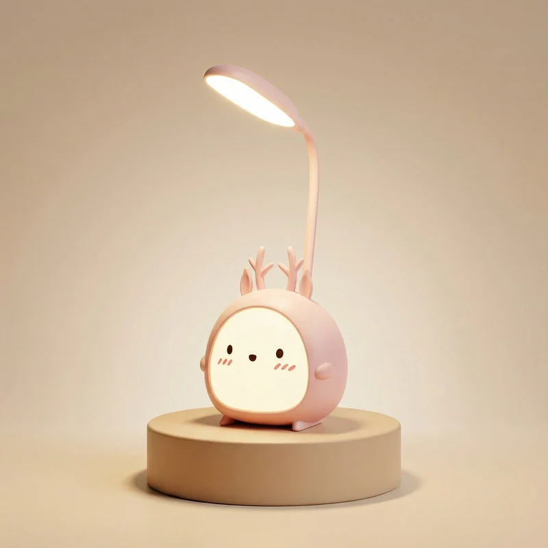 Oplaadbare Kinderlamp met Flexibele Arm en LED-Verlichting – Bureaulamp voor Kinderkamer | Sansoti