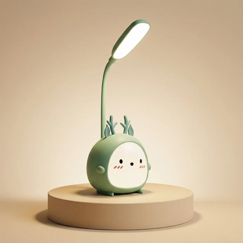 Oplaadbare Kinderlamp met Flexibele Arm en LED-Verlichting – Bureaulamp voor Kinderkamer | Sansoti