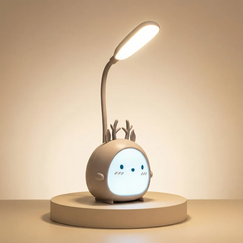 Oplaadbare Kinderlamp met Flexibele Arm en LED-Verlichting – Bureaulamp voor Kinderkamer | Sansoti