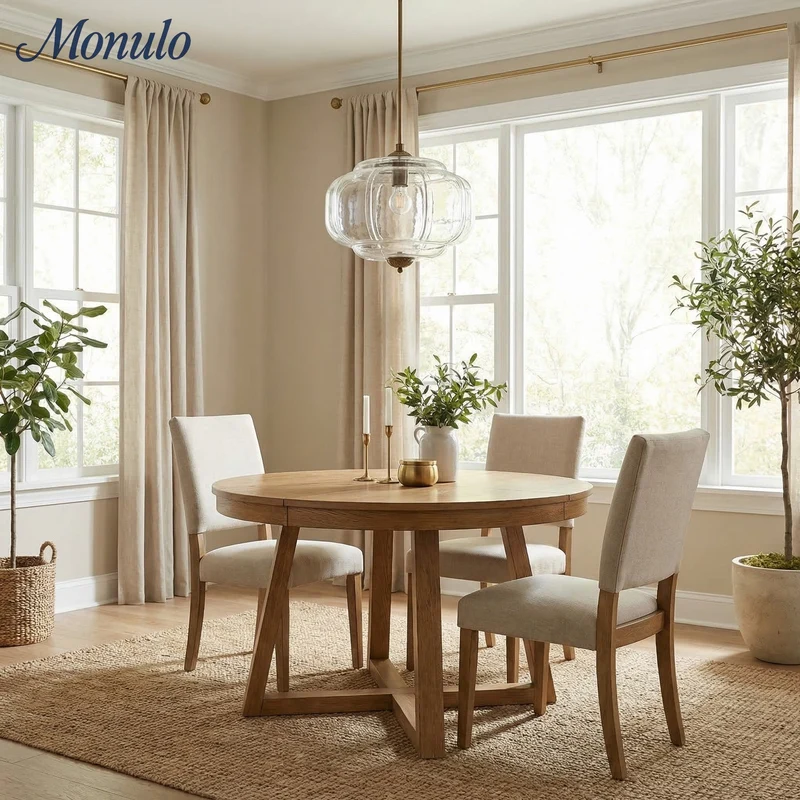 Vintage Melkglazen Hanglamp met Gegolfde Rand – Scandinavische Sfeerverlichting voor Keuken en Slaapkamer | Sansoti