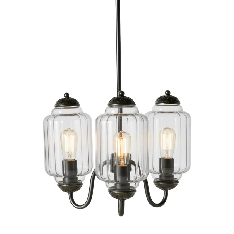 Vintage Melkglazen Hanglamp met Gegolfde Rand – Scandinavische Sfeerverlichting voor Keuken en Slaapkamer | Sansoti