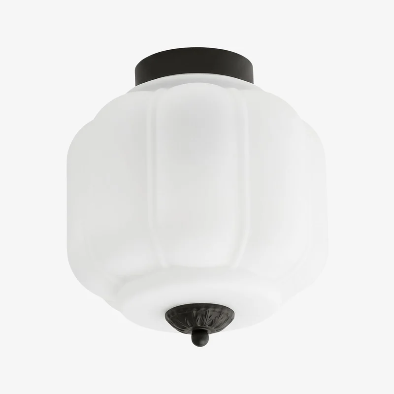 Plafondlamp Melkglas Glazen Kap Moderne Verlichting Scandinavische Stijl Woonkamer Eetkamer Slaapkamer Flush Mount | Sansoti