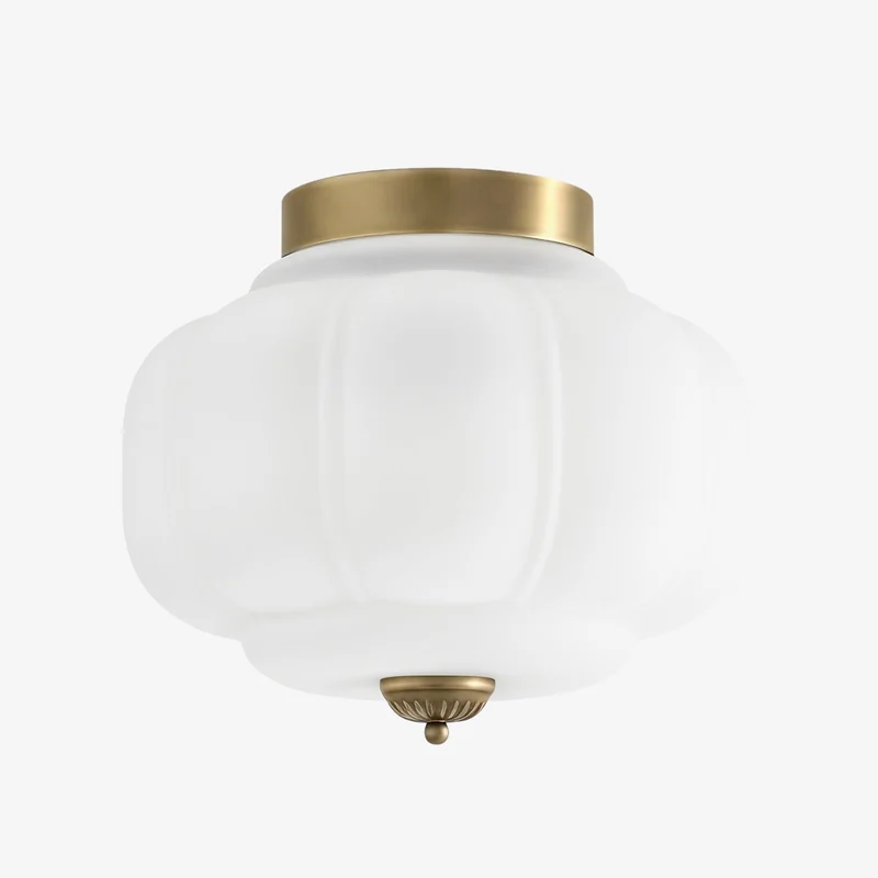 Plafondlamp Melkglas Glazen Kap Moderne Verlichting Scandinavische Stijl Woonkamer Eetkamer Slaapkamer Flush Mount | Sansoti