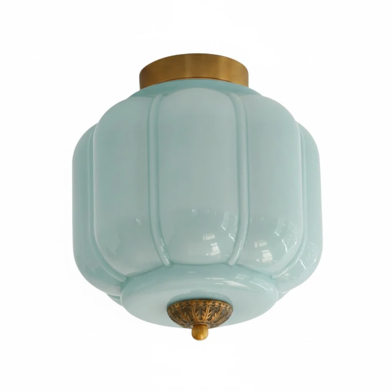 Plafondlamp Melkglas Glazen Kap Moderne Verlichting Scandinavische Stijl Woonkamer Eetkamer Slaapkamer Flush Mount | Sansoti