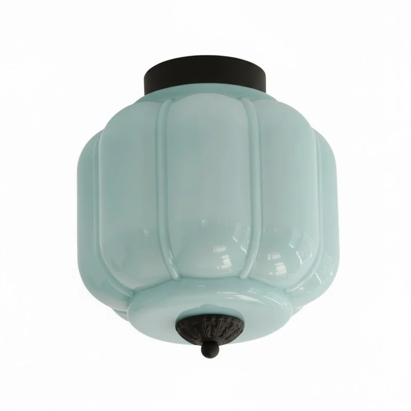 Plafondlamp Melkglas Glazen Kap Moderne Verlichting Scandinavische Stijl Woonkamer Eetkamer Slaapkamer Flush Mount | Sansoti