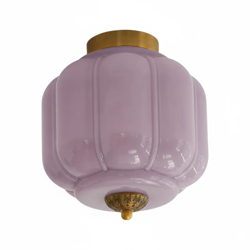 Plafondlamp Melkglas Glazen Kap Moderne Verlichting Scandinavische Stijl Woonkamer Eetkamer Slaapkamer Flush Mount | Sansoti