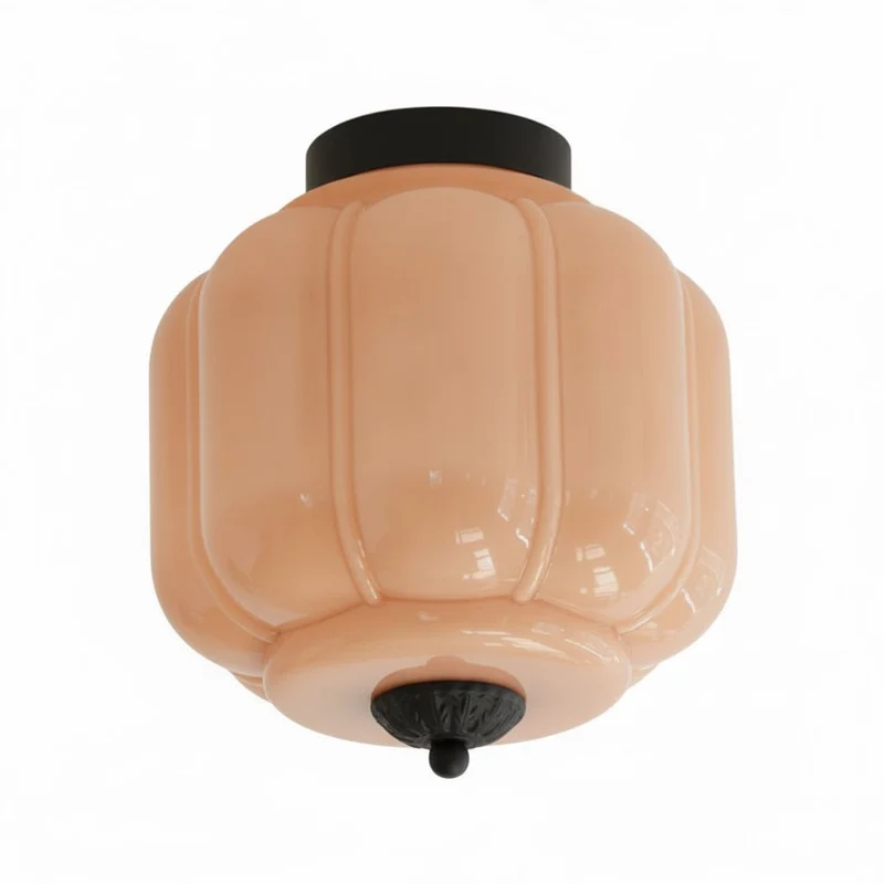 Plafondlamp Melkglas Glazen Kap Moderne Verlichting Scandinavische Stijl Woonkamer Eetkamer Slaapkamer Flush Mount | Sansoti