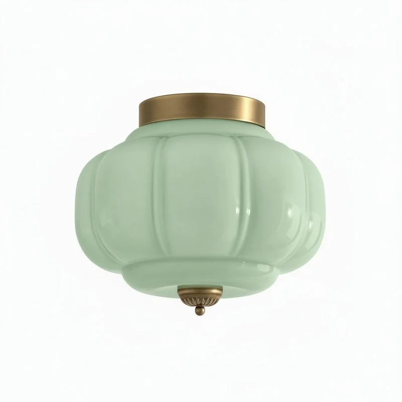 Plafondlamp Melkglas Glazen Kap Moderne Verlichting Scandinavische Stijl Woonkamer Eetkamer Slaapkamer Flush Mount | Sansoti