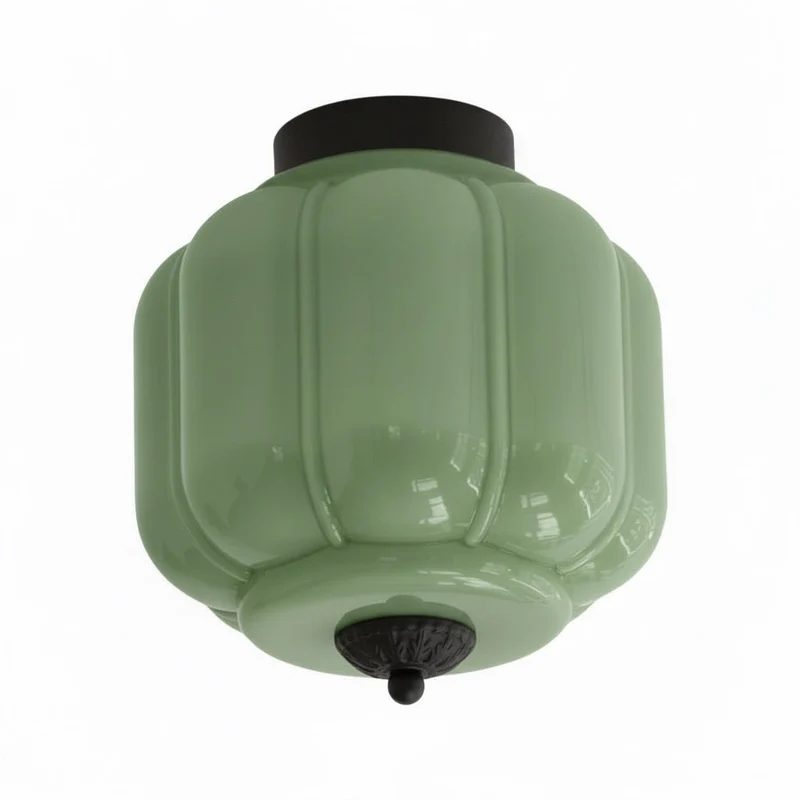 Plafondlamp Melkglas Glazen Kap Moderne Verlichting Scandinavische Stijl Woonkamer Eetkamer Slaapkamer Flush Mount | Sansoti