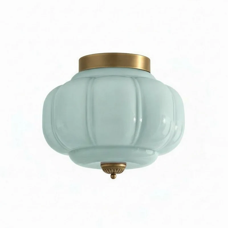 Plafondlamp Melkglas Glazen Kap Moderne Verlichting Scandinavische Stijl Woonkamer Eetkamer Slaapkamer Flush Mount | Sansoti