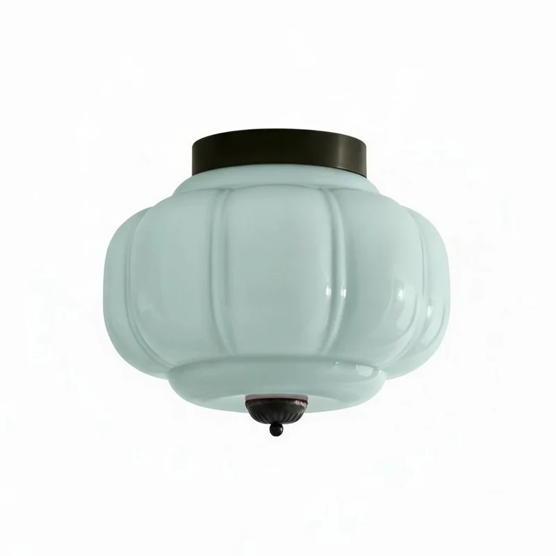 Plafondlamp Melkglas Glazen Kap Moderne Verlichting Scandinavische Stijl Woonkamer Eetkamer Slaapkamer Flush Mount | Sansoti