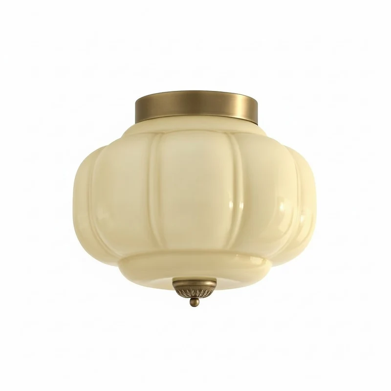 Plafondlamp Melkglas Glazen Kap Moderne Verlichting Scandinavische Stijl Woonkamer Eetkamer Slaapkamer Flush Mount | Sansoti