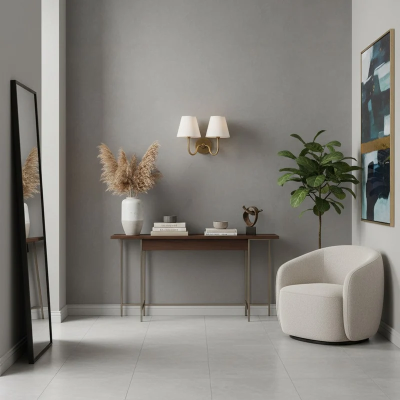 Wandlamp met Geplisseerde Stoffen Kap – Klassieke Verlichting voor Slaapkamer en Woonkamer | Sansoti