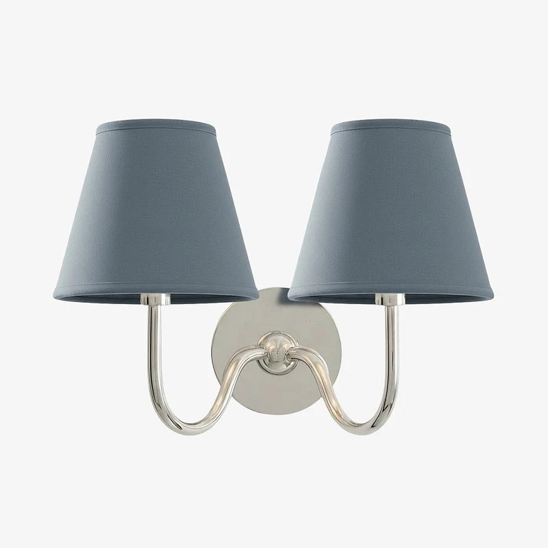 Wandlamp met Geplisseerde Stoffen Kap – Klassieke Verlichting voor Slaapkamer en Woonkamer | Sansoti