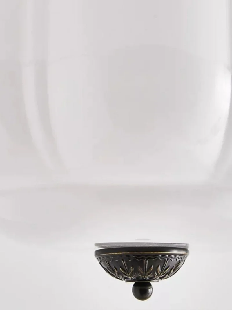 Retro Plafondlamp met Melkglazen Kap – Verfijnde Semi-Flush Mount Verlichting voor Moderne Interieurs | Sansoti