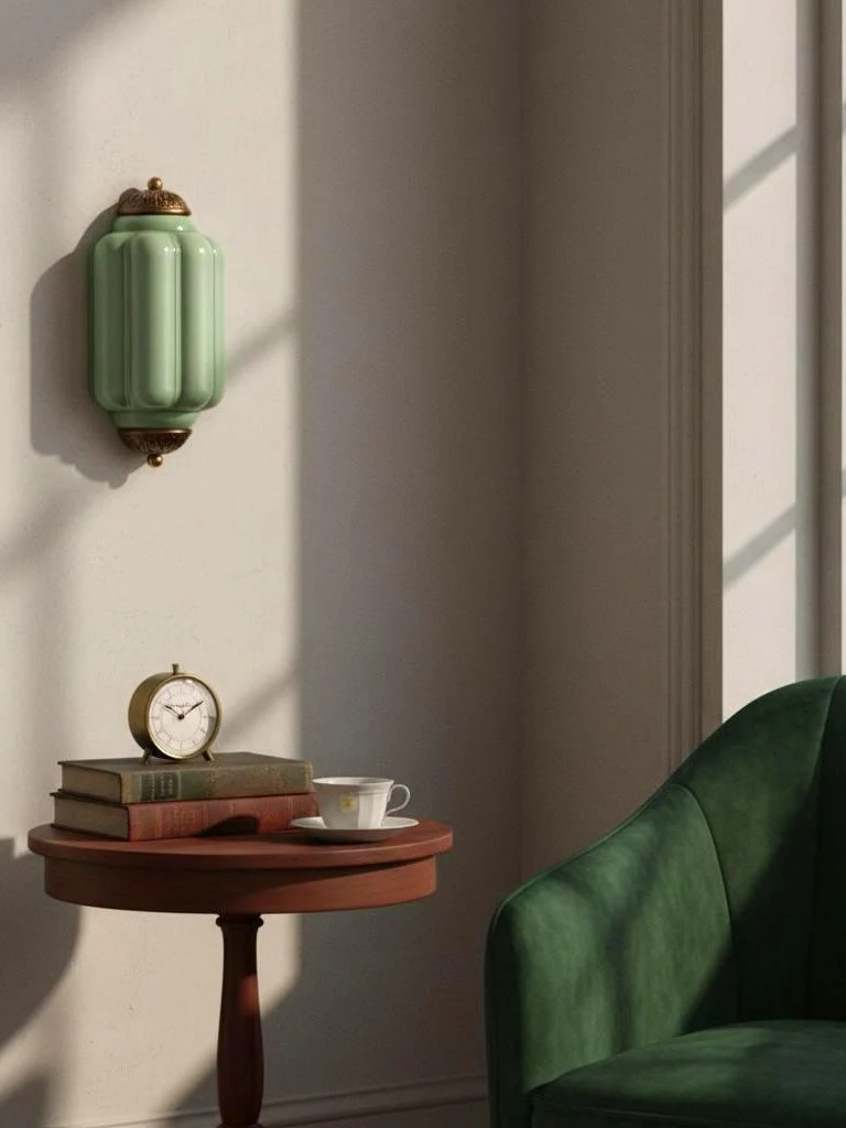 Wandlamp Melkglas voor Slaapkamer Gang Scandinavische Stijl | Sansoti