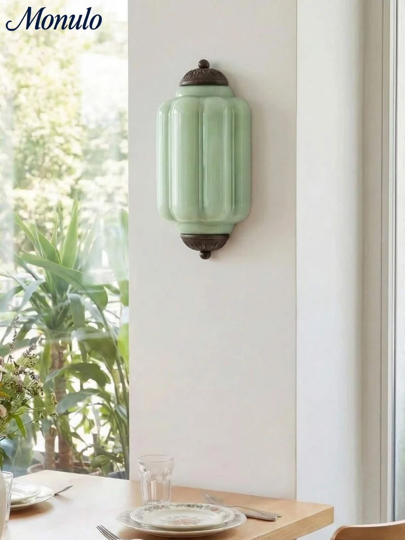 Wandlamp Melkglas voor Slaapkamer Gang Scandinavische Stijl | Sansoti