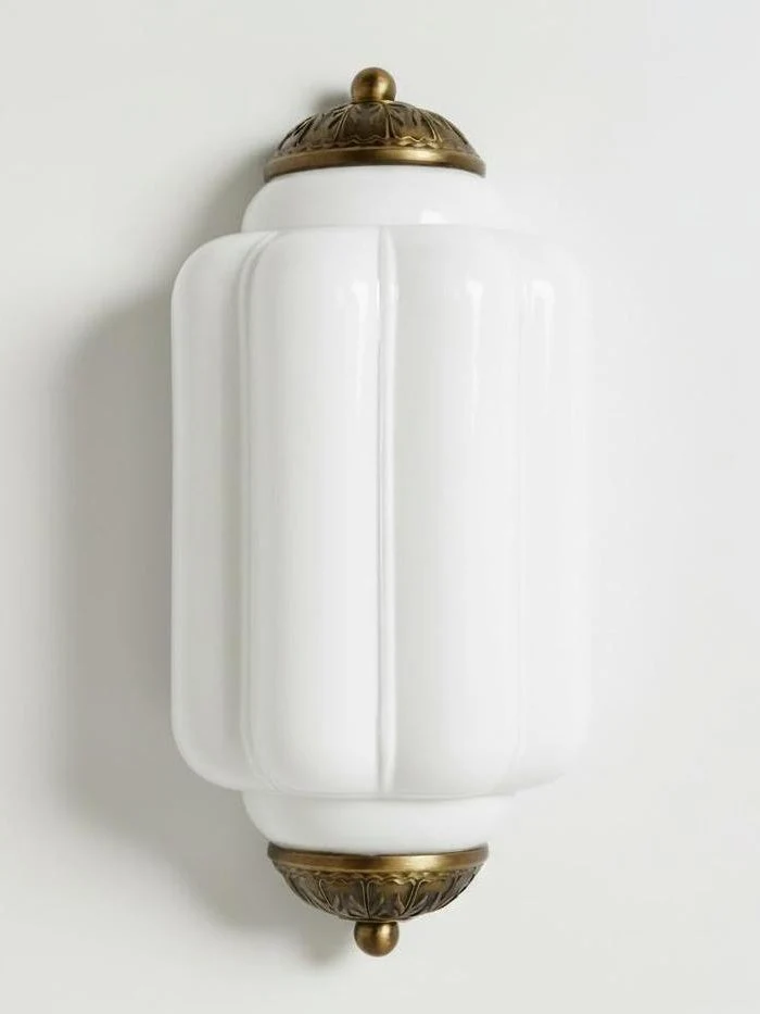 Wandlamp Melkglas voor Slaapkamer Gang Scandinavische Stijl | Sansoti