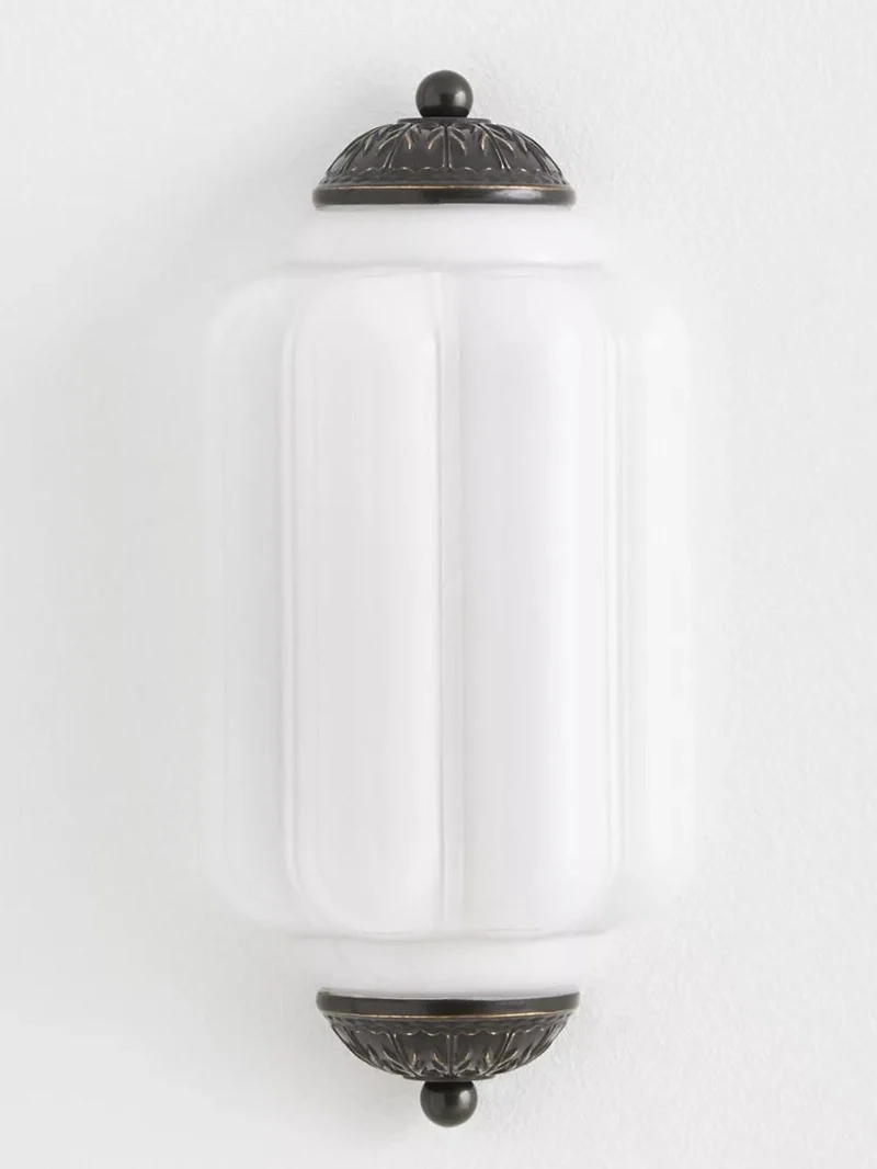 Wandlamp Melkglas voor Slaapkamer Gang Scandinavische Stijl | Sansoti