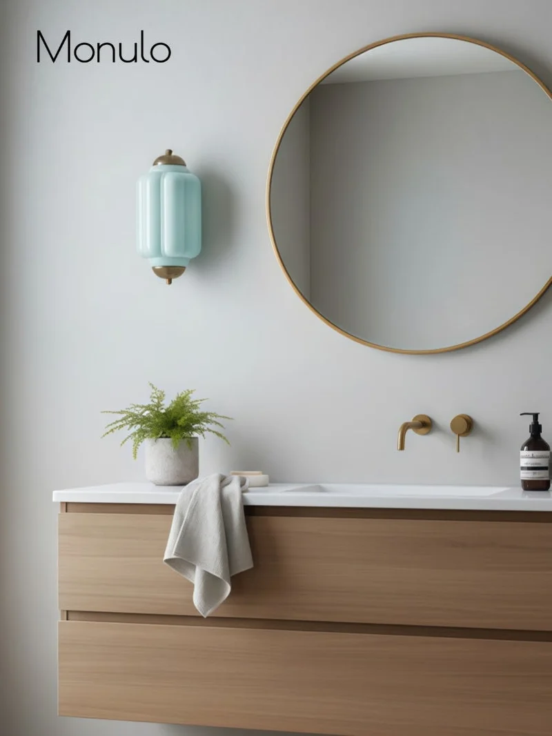 Wandlamp Melkglas voor Slaapkamer Gang Scandinavische Stijl | Sansoti